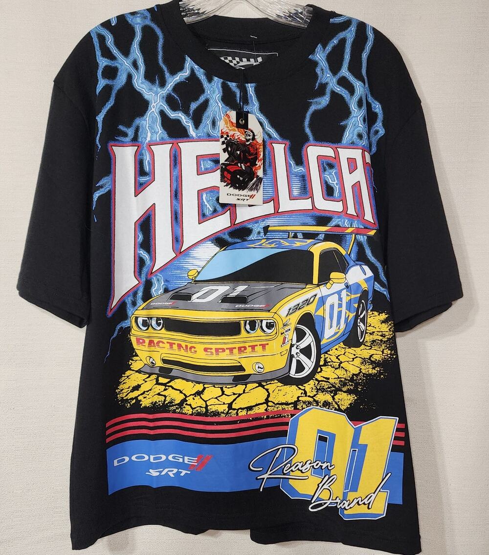 Dodge X Reason Hellcat men's medium shirt